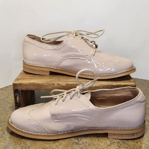 Kallie & Co oxford style shoe pink size 6.5 NWOB Fair Trade Vegan Ethic Handmade